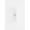 Mexen Toro Rectangular Shower Tray SMC 130 x 80 cm, White, White Cover - 43108013-W