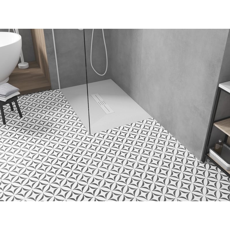 Mexen Toro rectangular SMC shower tray 120 x 90 cm, white, white cover - 43109012-W