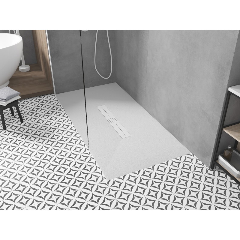 Mexen Toro rectangular SMC shower tray 200 x 70 cm, white, white cover - 43107020-W