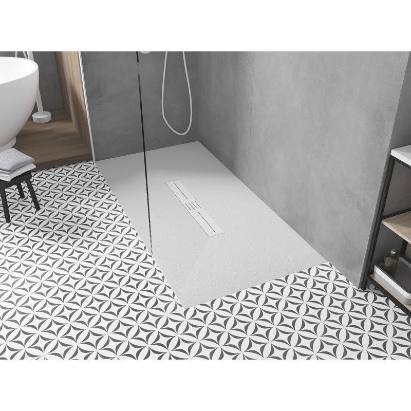 Mexen Toro rectangular shower tray SMC 200 x 80 cm, white, white cover - 43108020-W