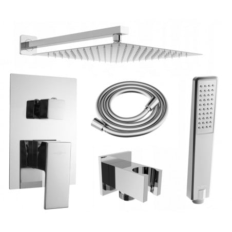 Mexen Uno DR72 concealed shower set, chrome - 71435DR72-00