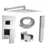 Mexen Uno DR72 concealed shower set, chrome - 71435DR72-00