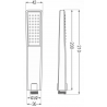 Mexen Uno DR72 flush-mount shower set, Chrome - 71435DR72-00