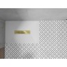 Mexen Toro rectangular SMC shower tray 140 x 80 cm, white, gold cover - 43108014-G