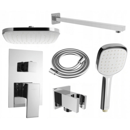 Mexen Uno DR33 Concealed Shower Set, Chrome - 71435DR33-00