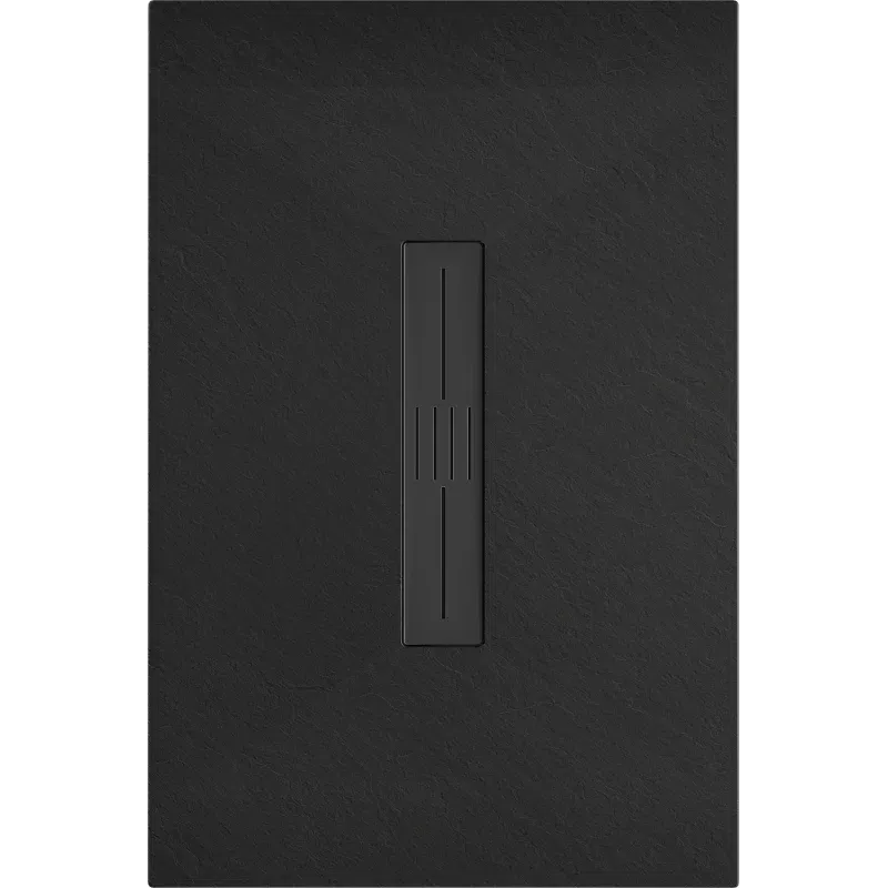 Mexen Toro rectangular shower tray SMC 100 x 90 cm, black, black cover - 43709010-B
