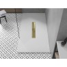 Mexen Toro rectangular SMC 150 x 70 cm shower tray, white, gold cover - 43107015-G