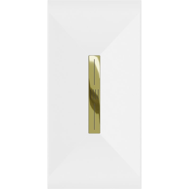 Mexen Toro rectangular shower tray SMC 180 x 70 cm, white, gold cover - 43107018-G