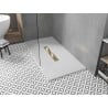 Mexen Toro Rectangular Shower Tray SMC 160 x 80 cm, White, Gold Cover - 43108016-G