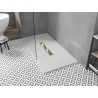 Mexen Toro rectangular SMC shower tray 170 x 90 cm, white, gold cover - 43109017-G