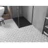 Mexen Toro rectangular SMC shower tray 110 x 80 cm, black, black cover - 43708011-B