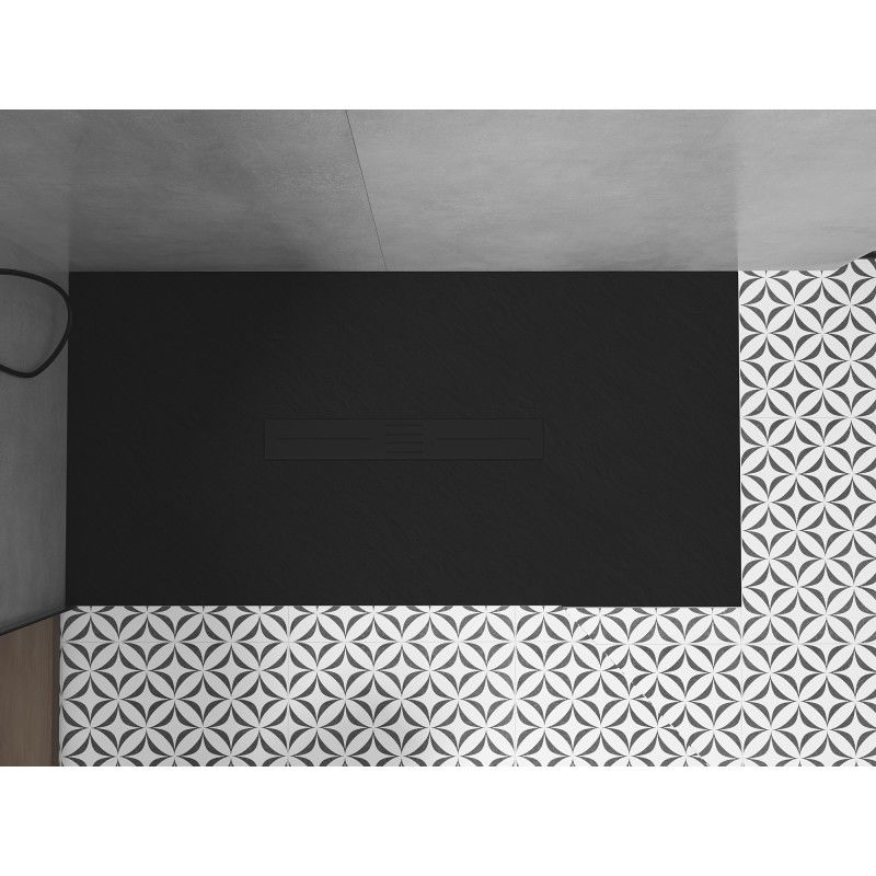 Mexen Toro rectangular shower tray SMC 200 x 70 cm, black, black cover - 43707020-B