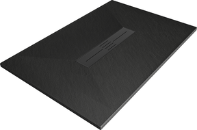 Mexen Toro rectangular shower tray SMC 140 x 70 cm, black, black cover - 43707014-B