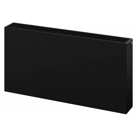 Mexen Flat CCF33 panel radiator 300 x 1400 mm, central bottom connection, 1736 W, black - W6C33F-030-140-70