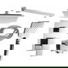 Mexen Uno DR62 flush-mount shower set, Chrome - 71435DR62-00