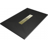 Mexen Toro rectangle shower tray SMC 100 x 80 cm, black, gold cover - 43708010-G