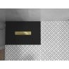 Mexen Toro rectangular shower tray SMC 130 x 80 cm, black, gold cover - 43708013-G