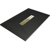 Mexen Toro rectangular shower tray SMC 120 x 90 cm, black, gold cover - 43709012-G