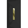 Mexen Toro rectangular shower tray SMC 180 x 70 cm, black, gold cover - 43707018-G