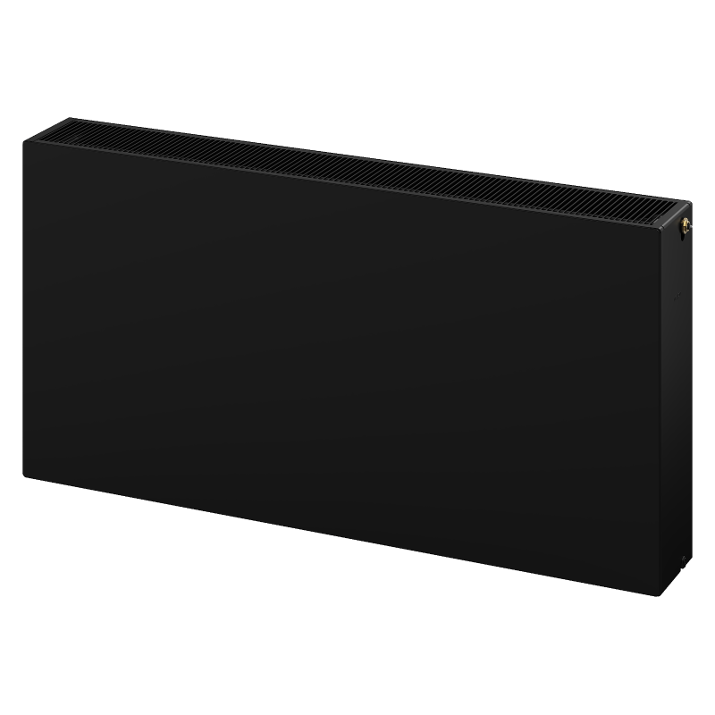 Mexen Flat CCF33 Panel Radiator 400 x 700 mm, Bottom Middle Connection, 1107 W, Black - W6C33F-040-070-70