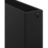 Mexen Flat CCF33 Panel Radiator 400 x 800 mm, Bottom Central Connection, 1265 W, Black - W6C33F-040-080-70