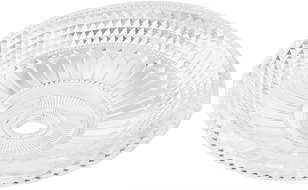 Mexen Heba glass worktop washbasin 45 x 45 cm, transparent - 24064500