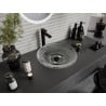 Mexen Heba glass worktop washbasin 45 x 45 cm, transparent - 24064500