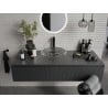 Mexen Heba glass worktop washbasin 45 x 45 cm, transparent - 24064500