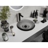 Mexen Heba glass countertop sink 45 x 45 cm, black - 24064570