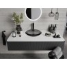 Mexen Heba glass countertop sink 45 x 45 cm, black - 24064570