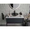 Mexen Inga glass countertop washbasin 44 x 44 cm, black - 24074470