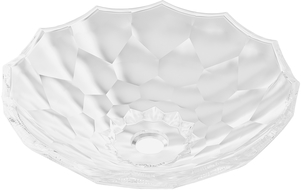 Mexen Inga glass worktop washbasin 44 x 44 cm, transparent - 24074400