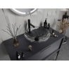 Mexen Inga glass countertop washbasin 44 x 44 cm, transparent - 24074400
