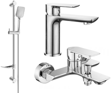 Mexen Alfa DF62 bath set, chrome - 745703DF62-00