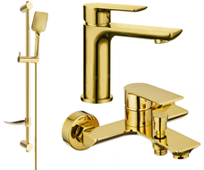 Mexen Alfa DF62 bathtub set, Gold - 745703DF62-50
