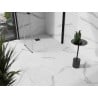 Mexen Stone+ square composite shower tray 70 x 70 cm, white, black cover - 44107070-B