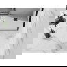 Mexen Stone+ Composite Shower Tray Square 100 x 100 cm, White, Black Cover - 44101010-B