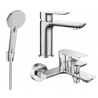 Mexen Alfa R40 bathtub set, Chrome - 745703R40-00
