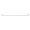 Mexen CVH10 Hygiene panel heater 600 x 3000 mm, bottom connection, 1874 W, white - W610H-060-300-00
