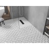 Mexen Toro rectangular SMC shower tray 110 x 80 cm, white, black cover - 43108011-B