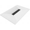 Mexen Toro rectangular shower tray SMC 120 x 70 cm, white, black cover - 43107012-B