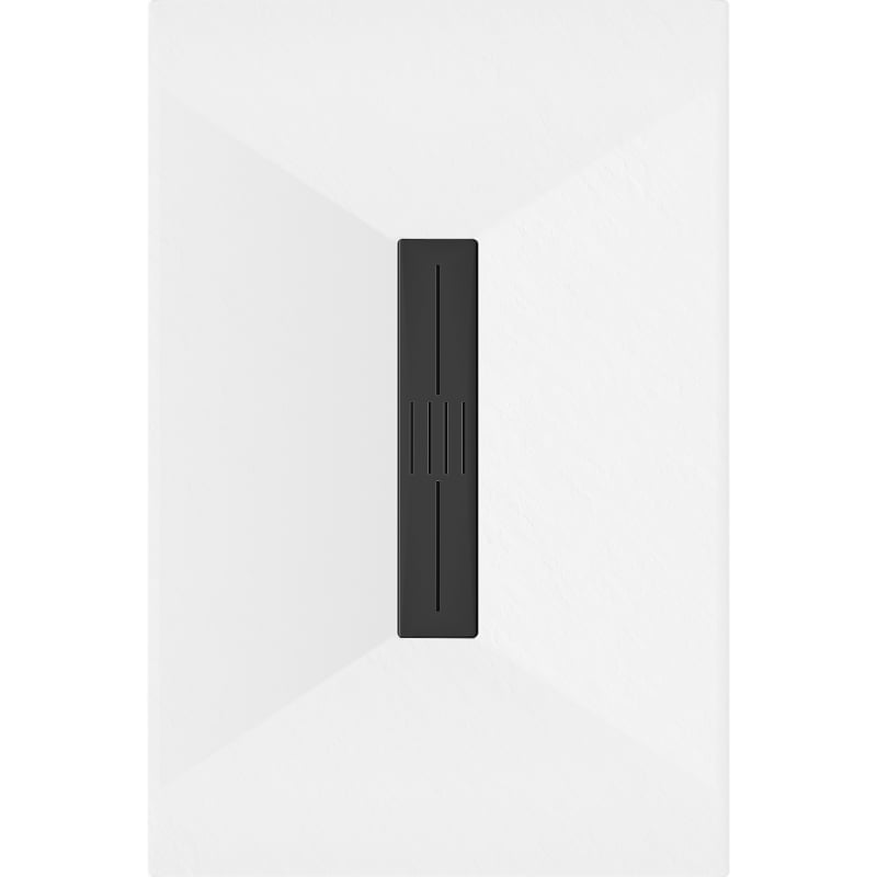 Mexen Toro SMC rectangular shower tray 130 x 80 cm, white, black cover - 43108013-B