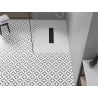 Mexen Toro rectangular shower tray SMC 130 x 90 cm, white, black cover - 43109013-B