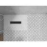 Mexen Toro rectangular shower tray SMC 130 x 90 cm, white, black cover - 43109013-B