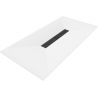 Mexen Toro Rectangular Shower Tray SMC 160 x 70 cm, White, Black Cover - 43107016-B