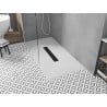 Mexen Toro Rectangular Shower Tray SMC 150 x 80 cm, White, Black Cover - 43108015-B