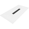 Mexen Toro rectangular SMC shower tray 200 x 80 cm, white, black cover - 43108020-B