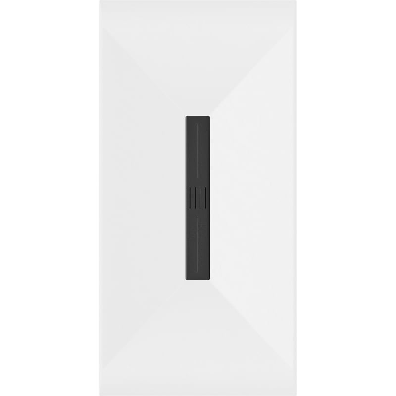 Mexen Toro rectangular SMC shower tray 180 x 80 cm, white, black cover - 43108018-B
