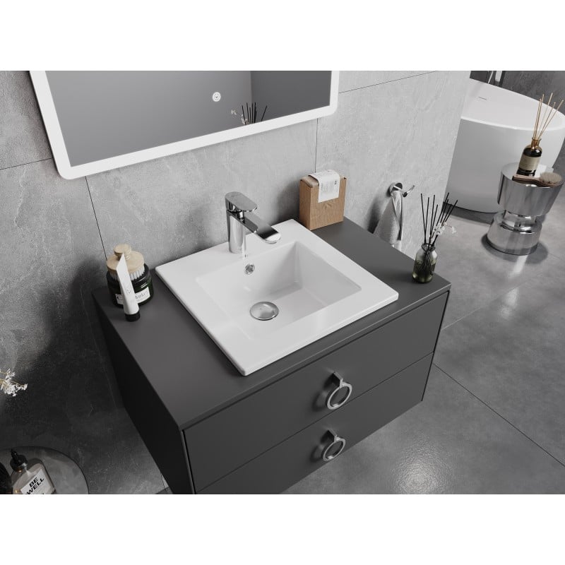 Mexen Atena countertop sink 41 x 41 cm, white - 25014100