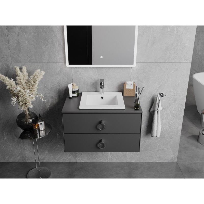 Mexen Atena countertop sink 41 x 41 cm, white - 25014100